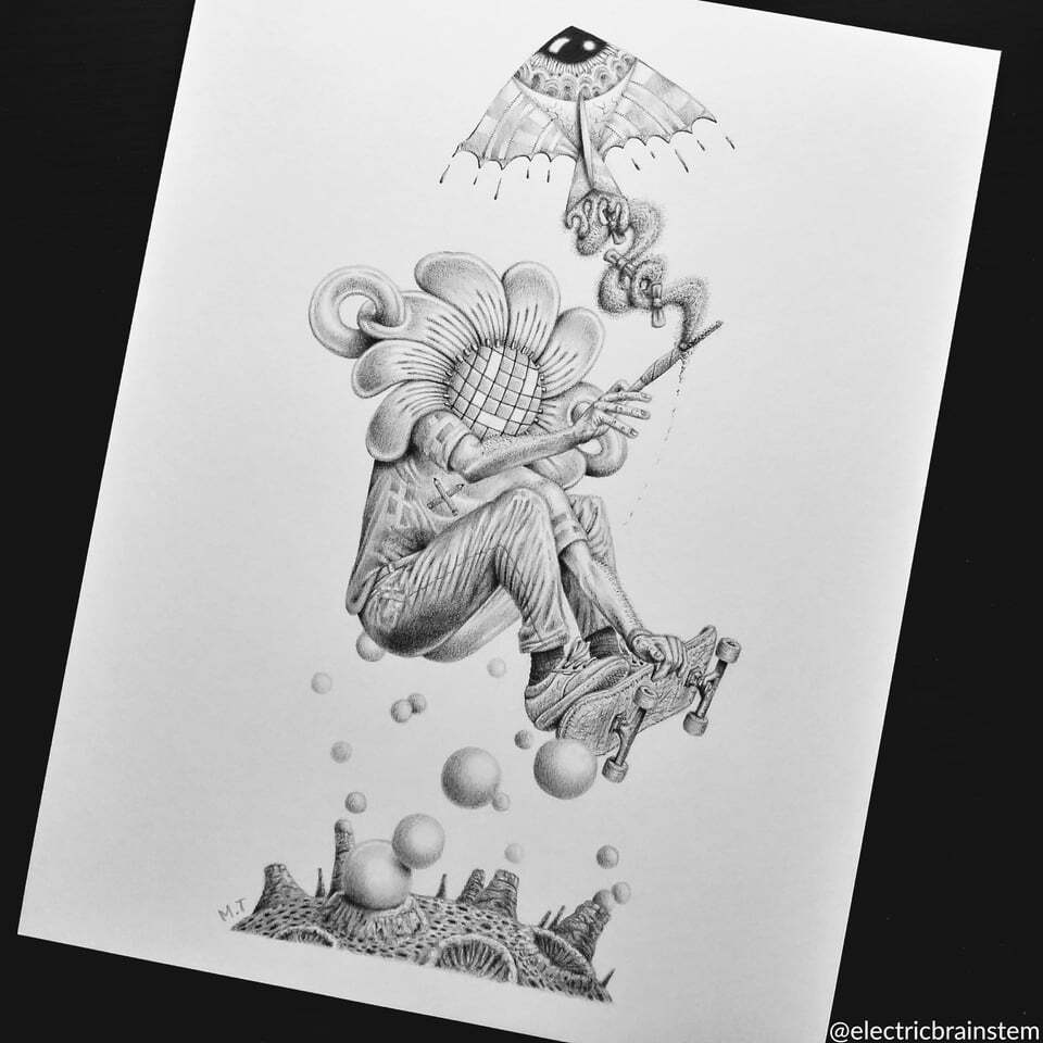 stonersessions's tweet photo. my latest pencil drawing #tripping #stonersession https://t.co/wfLNtsxgh0