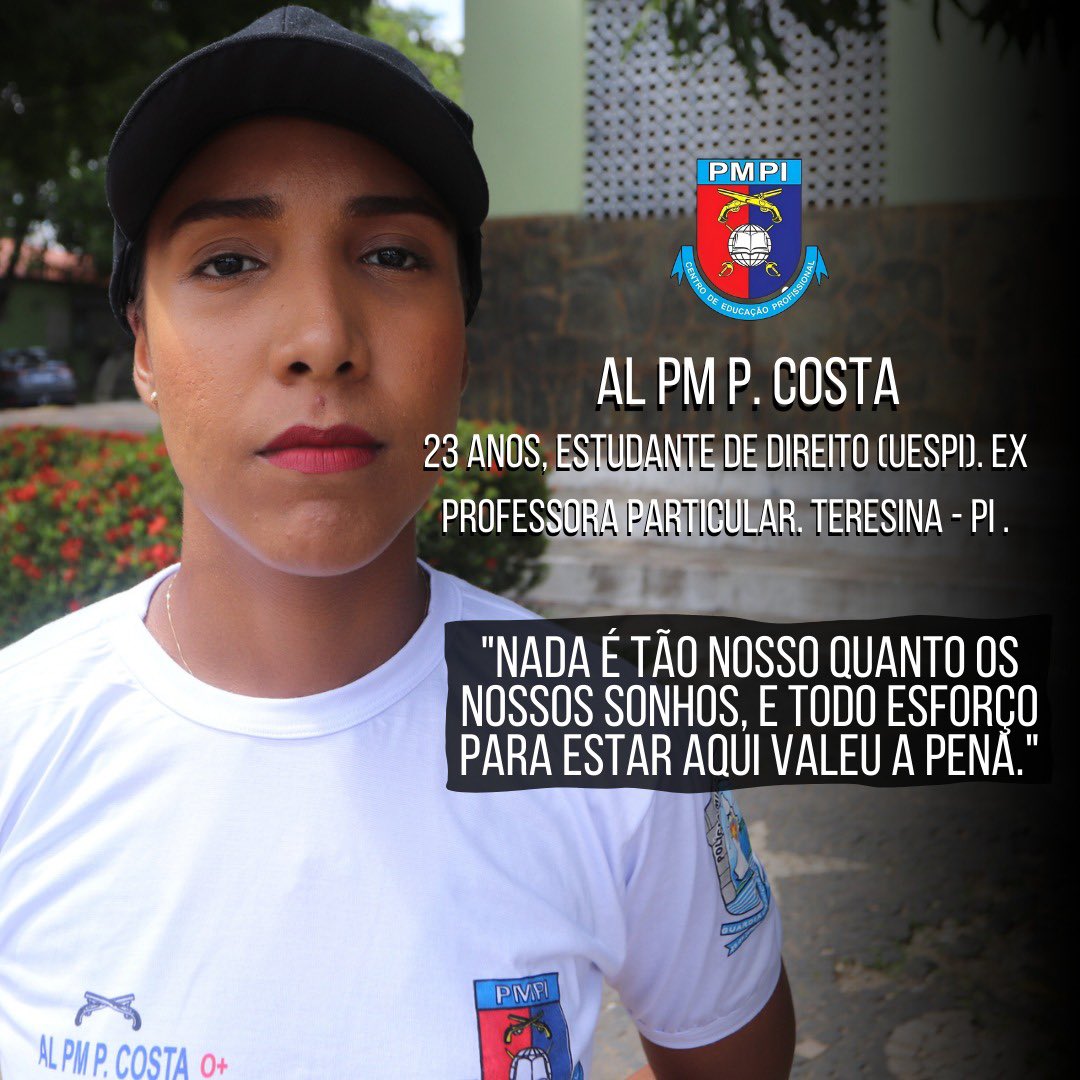 cep_pmpi's tweet photo. Conheça alguns dos alunos do curso de formação de soldados 2022/2023.
#PMPI #ALUNOSPM #CFSD #CEP
#MOTIVAÇÃO https://t.co/yQ5RskmPVl