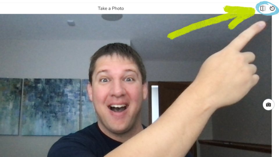 KSzajner's tweet image. 🚨Attention web users!!⌛️Self-Timer and Camera Flip🔄 is now part of the @Seesaw canvas. Click the 📸camera to see how much easier taking photos are on the web!!

#edchat #edtech #teacher #Seesawambassador #chromebook