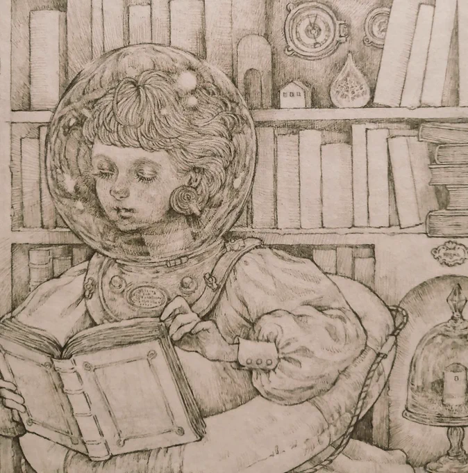 線画 de ツヤピカ比較 