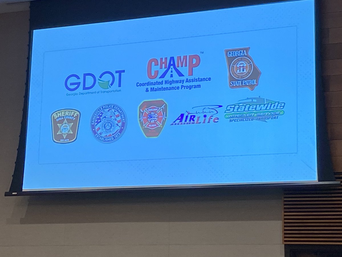 GADeptofTrans's tweet photo. Representatives from the emergency responder community speak to Hall County high school students at the #safedrivingsummit about the importance of avoiding distracted driving.  @lutzie43 @GDOTNE https://t.co/YhpMLk8WAK