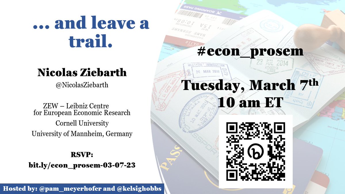 Pamela Meyerhofer, Ph.D. (@pam_meyerhofer) on Twitter photo Don't forget to RSVP to hear <a href="/NicolasZiebarth/">Nicolas R. Ziebarth</a> on tomorrow's #econ_prosem!
RSVP: bit.ly/econ_prosem-03… Don't forget to RSVP to hear <a href="/NicolasZiebarth/">Nicolas R. Ziebarth</a> on tomorrow's #econ_prosem!
RSVP: bit.ly/econ_prosem-03…