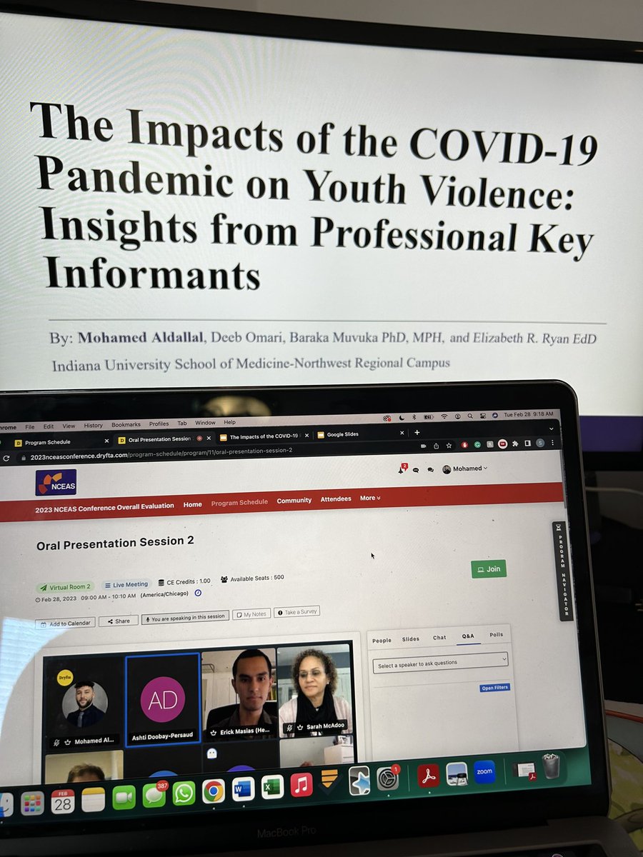 MohamedAldallal's tweet photo. Was an honor to present my research on Youth Violence at @NU_NCEAS! Thank you for everyone that helped this project come to fruition! @ElizabethRyanIU #NCEAS #SocialDeterminants https://t.co/qgLLMIL0n8