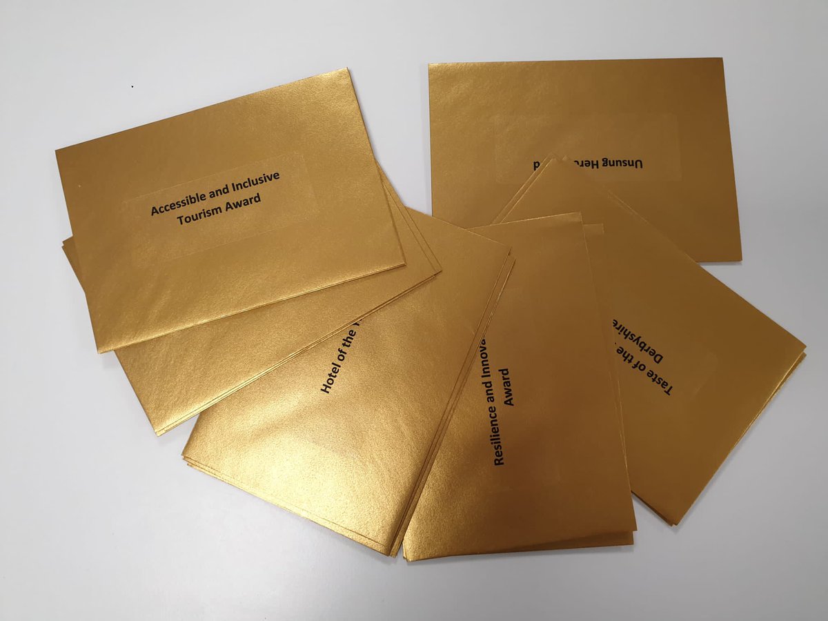 vpddindustry's tweet photo. Certificates signed ✅ Gold envelopes sealed ✅ Now to wait for the big reveal…

We can’t wait to announced the winners of the 2023 Peak District &amp; Derbyshire Tourism Awards #PDDTourismAwards at @Casahotels on Thursday! 🏆🎉 

#peakdistrict #derbyshire #excellenceawards https://t.co/IngKl6si0T