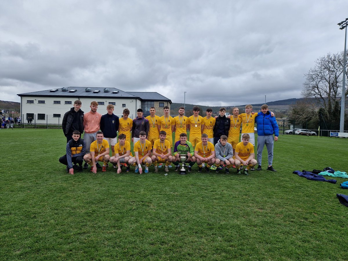 WexfordCBSAF's tweet photo. @faischools Leinster Snr Cup Champions 🏆 🙌 

Wexford CBS 2 
Colaiste na Hinse 1 a.e.t. 

S Norval ⚽️⚽️

What a game! Champions after a titanic effort today against an excellent opponent. Sam Norval with a brace today but a heroic effort from everyone 👏
#Bokerboys #Champs https://t.co/EAMoz9EXsE