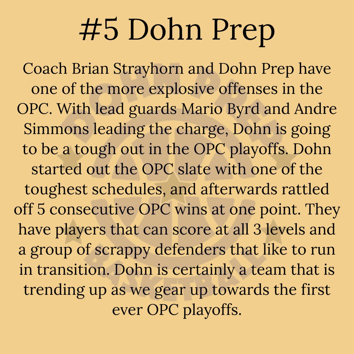 Ohio Prep Conference tweet media