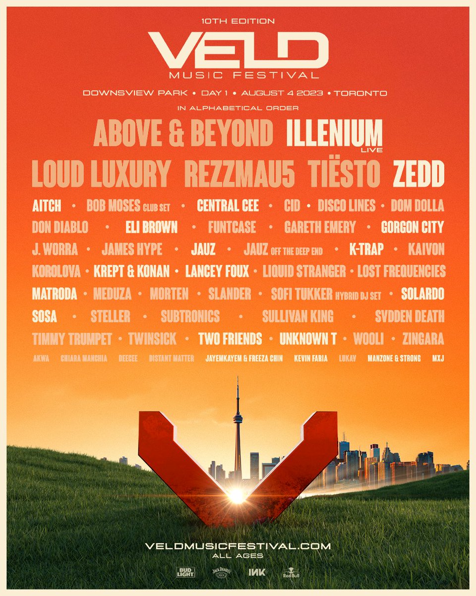 Veld Music Festival lineup