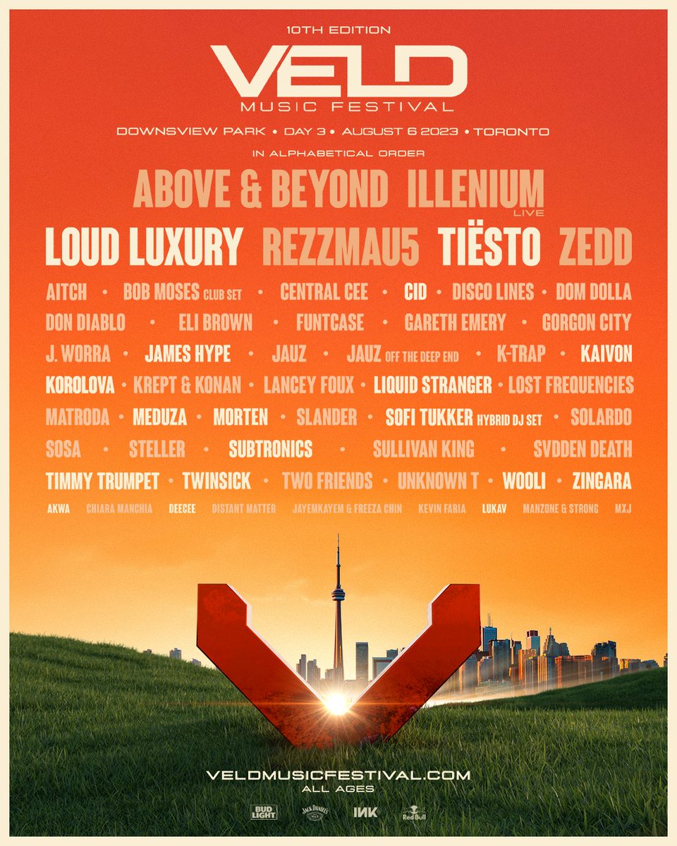 Veld Music Festival lineup