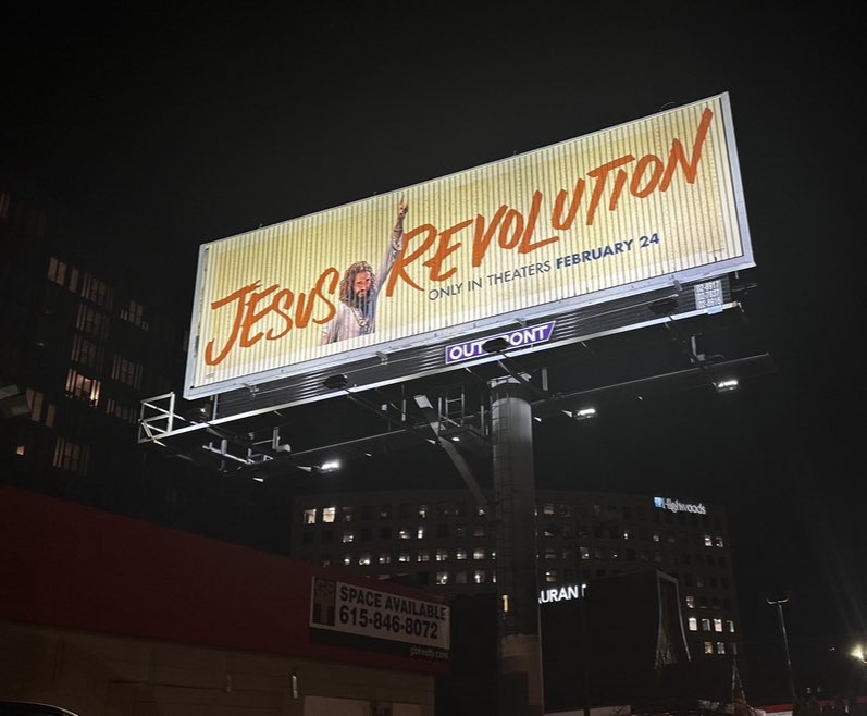 greglaurie's tweet image. “Jesus Revolution” is trending in the United States! Let’s keep talking about it!