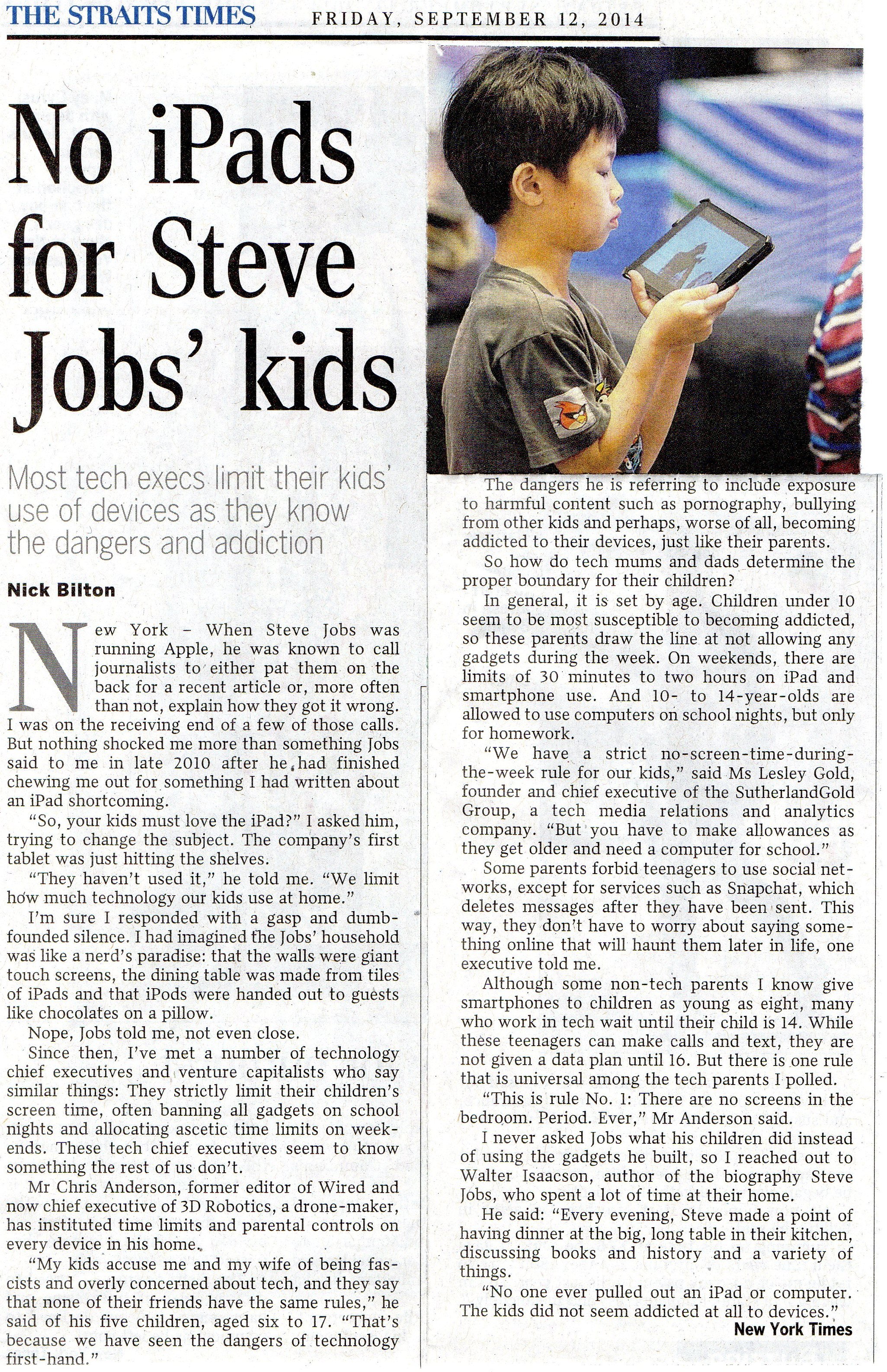 Save Your Sons on Twitter: "Steve Jobs, inventor of the iPad, didn\