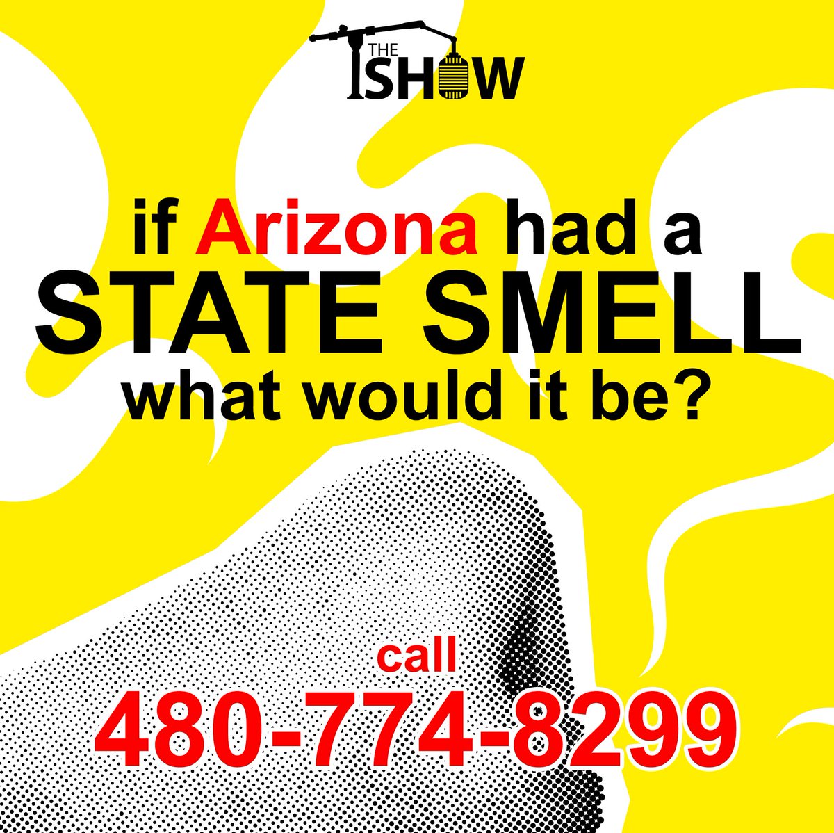 New Mexico is the first state to have an official smell: green chili roasting over an open flame.

If Arizona had a state smell, what would it be? The Show wants to know what you think!

Tell us at 📱 480-774-8299