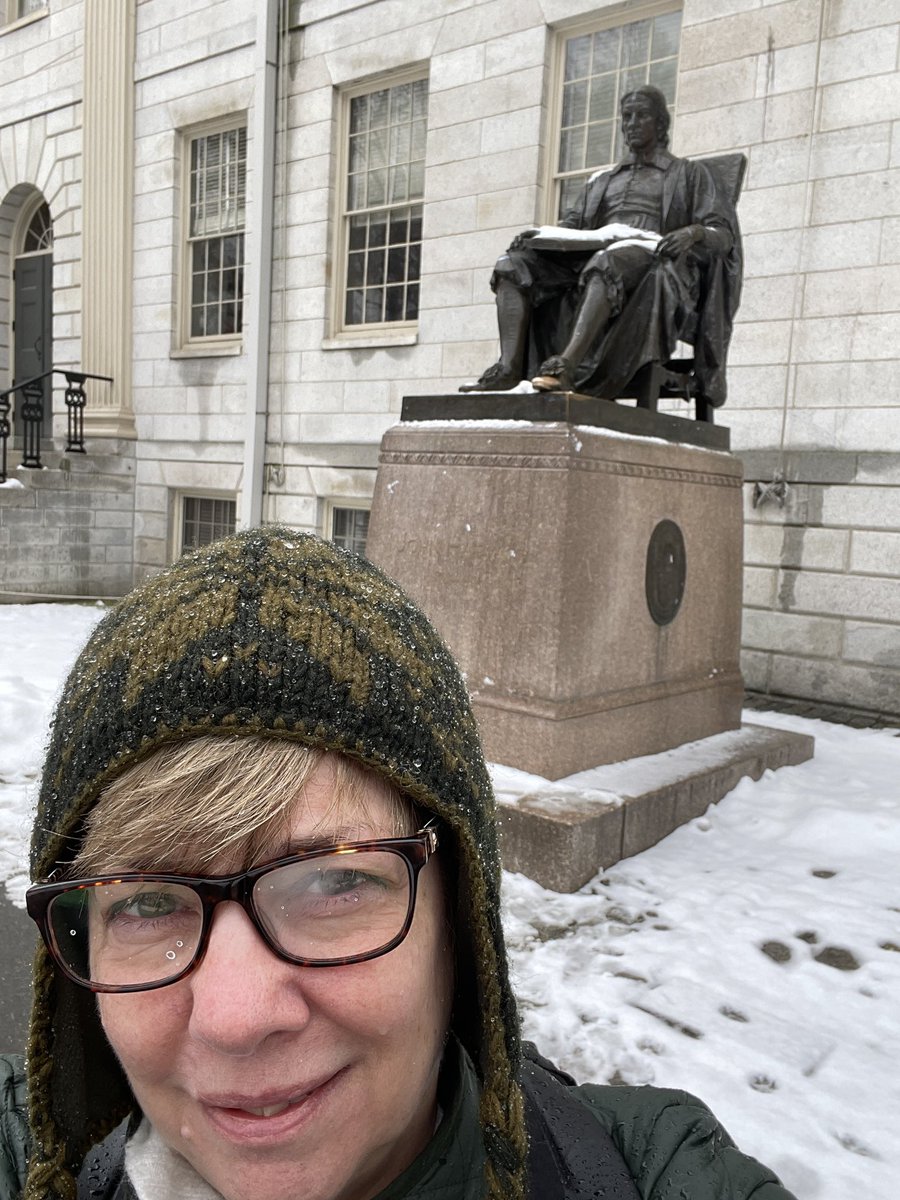 So excited to return to @hgse as a Chen Yidan teaching fellow 20 years after graduating. I am teaching a class on international education policy and enjoying the snow! You can take a girl out of Michigan, but not the Michigan out of the girl!