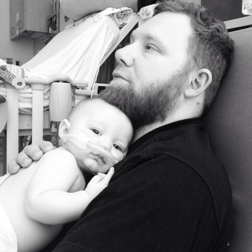 childrens's tweet photo. Three decades ago, Shay had 2 life-saving surgeries at our Heart Center. When his son Riley was diagnosed with a pulmonary artery sling, Shay remembered the compassion and care he received here and knew Riley would receive the best care with our team. #HeartMonth #WeHaveHeart https://t.co/lKmBOHa95O