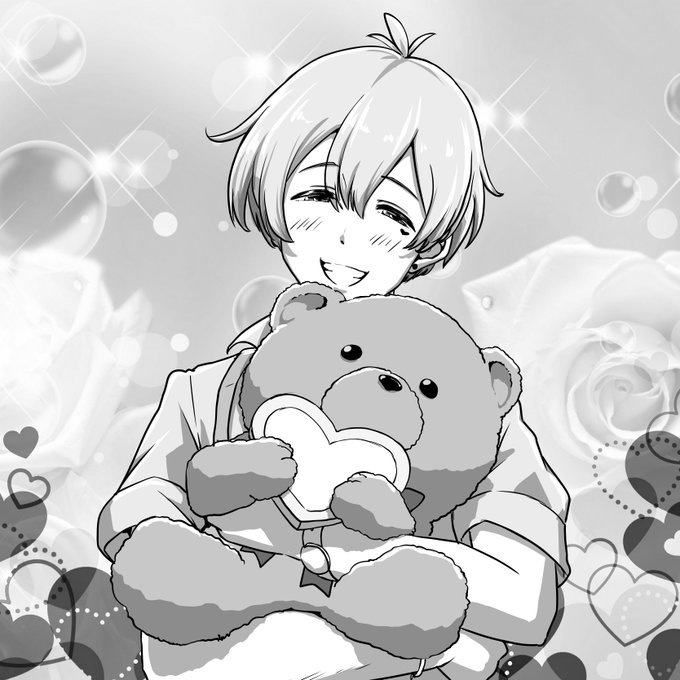 花園百々人ホワイトデーにプレゼントのクマさん抱っこして17歳らしく無邪気に微笑め高等専門学校 