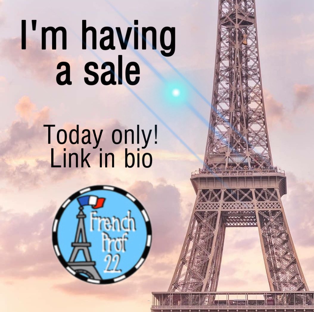 End of February sale! Thank you for all of your support! Today only🇫🇷
