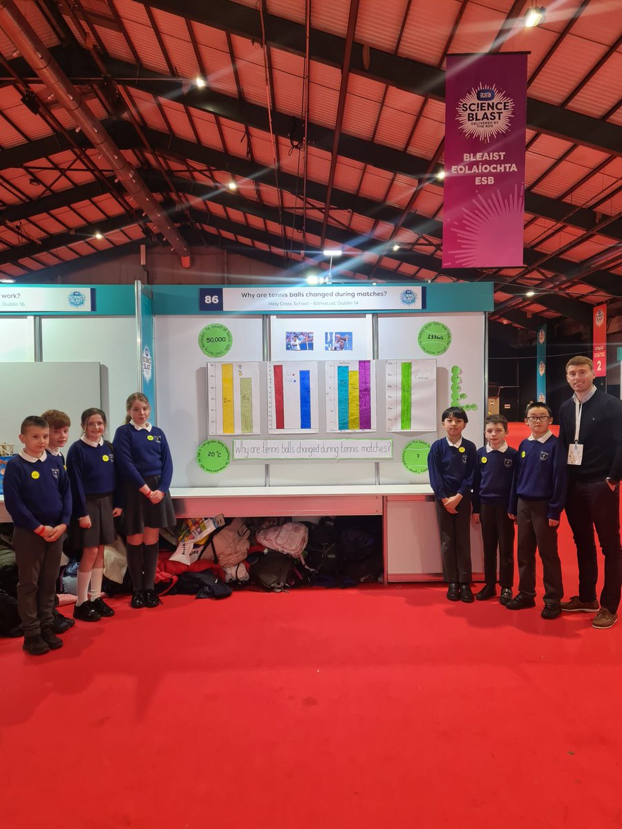 HCDundrum's tweet image. We had a fantastic time at the @esbscienceblast today. Rang a 4 have been working extremely hard on their project for the last few weeks and it was great to get the chance to finally present it today in the RDS! 
#ESBScienceBlast