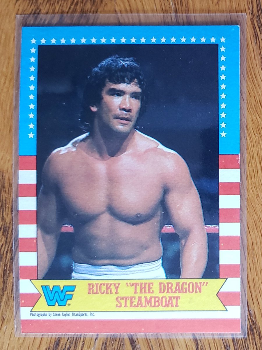 Happy Birthday to Ricky 'The Dragon' Steamboat 💪🐉💪

#wrestlingcards #wrestlingtradingcards #thehobby #RickySteamboat #TheDragon