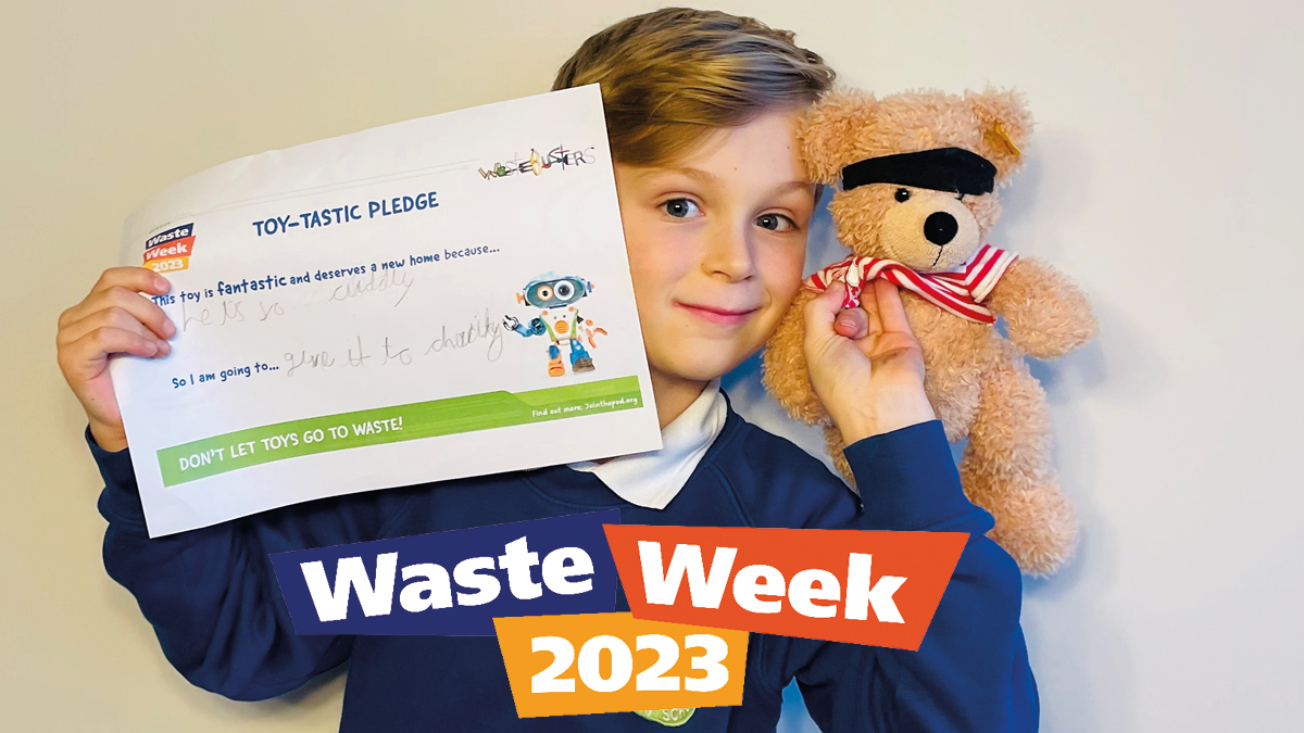 The Pod (@wbthepod) on Twitter photo Make a Toy-Tastic Pledge for #WasteWeek2023 and share it with us!
We want to hear what toys and games students are committing to re-use 🧸🎲🧩
You could win six NASA <a href="/WaterRokit/">WaterRokit</a> Kits for your school 🎉
Find out more at bit.ly/3IX2Kef
#GiveAToyAHome #WW2023 #Teachers Make a Toy-Tastic Pledge for #WasteWeek2023 and share it with us!
We want to hear what toys and games students are committing to re-use 🧸🎲🧩
You could win six NASA <a href="/WaterRokit/">WaterRokit</a> Kits for your school 🎉
Find out more at bit.ly/3IX2Kef
#GiveAToyAHome #WW2023 #Teachers