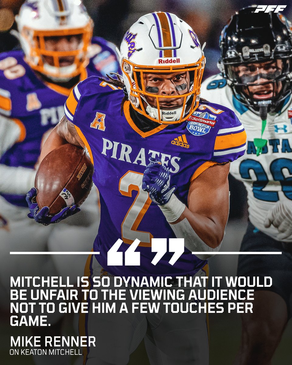 Keaton Mitchell is must see TV

<a href="/ECUPiratesFB/">ECU Football</a>