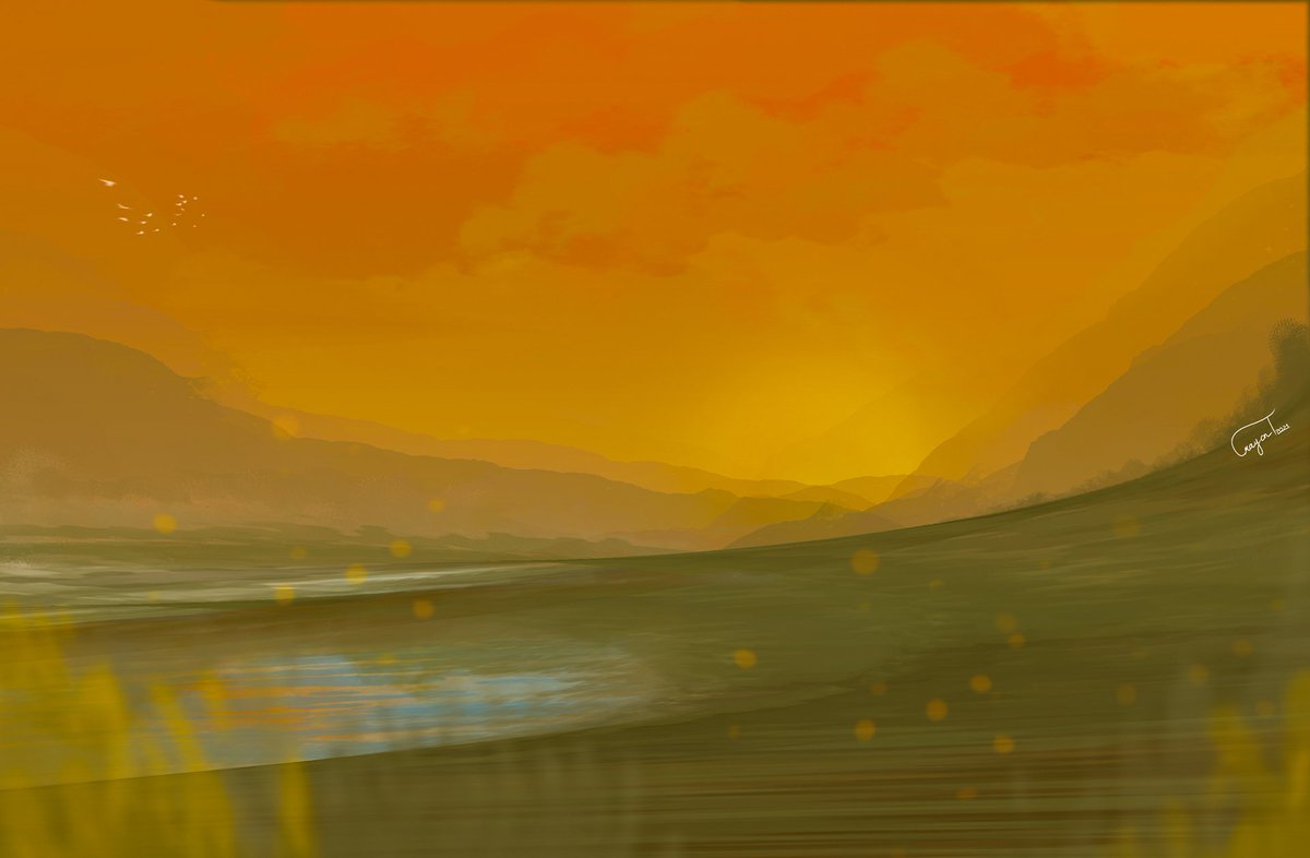 crayont_art's tweet photo. #sunset painting by me ✨

#digitalart #digitalpainting #landscapepainting #digitalillustration #art #sunset #painting https://t.co/5mYnt1FDPu