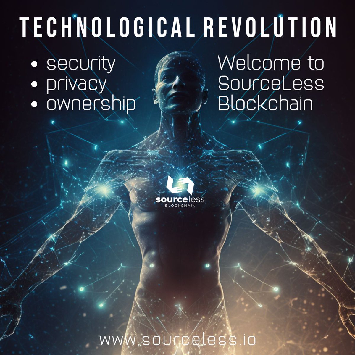 SourcelessB's tweet photo. At Sourceless, we believe in the power of blockchain technology to revolutionise the way we conduct and think about financial transactions.
Find out more on our platform: https://t.co/Rm1VsJKgT1
#sourcelessblockchain #blockchain #technology https://t.co/iscQOcgFR9