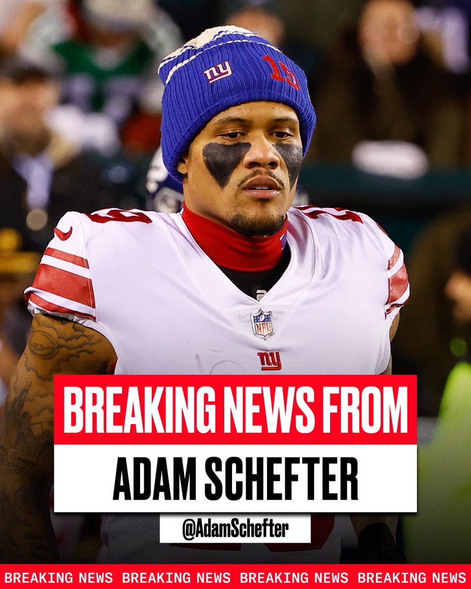 espn's tweet image. Breaking: The Giants are releasing WR Kenny Golladay on the first day of the league year, March 15, a source told @AdamSchefter.

By waiting until March 15, they will save $6.7M against their salary cap.