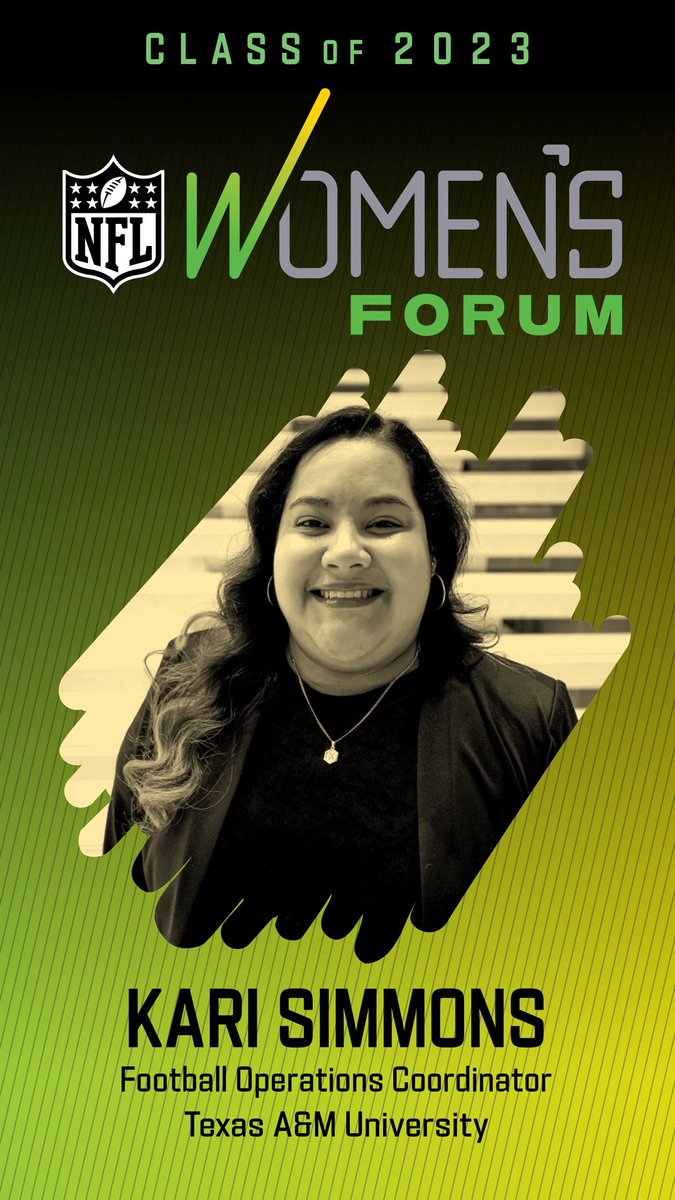 I’m a participant of the 2023 @NFL Women's Forum at Combine in Indianapolis which connects women in football to leaders in the NFL. Excited to expand my network and knowledge of operations & scouting. I can't wait to see where this opportunity will take me! #FutureOfFootball