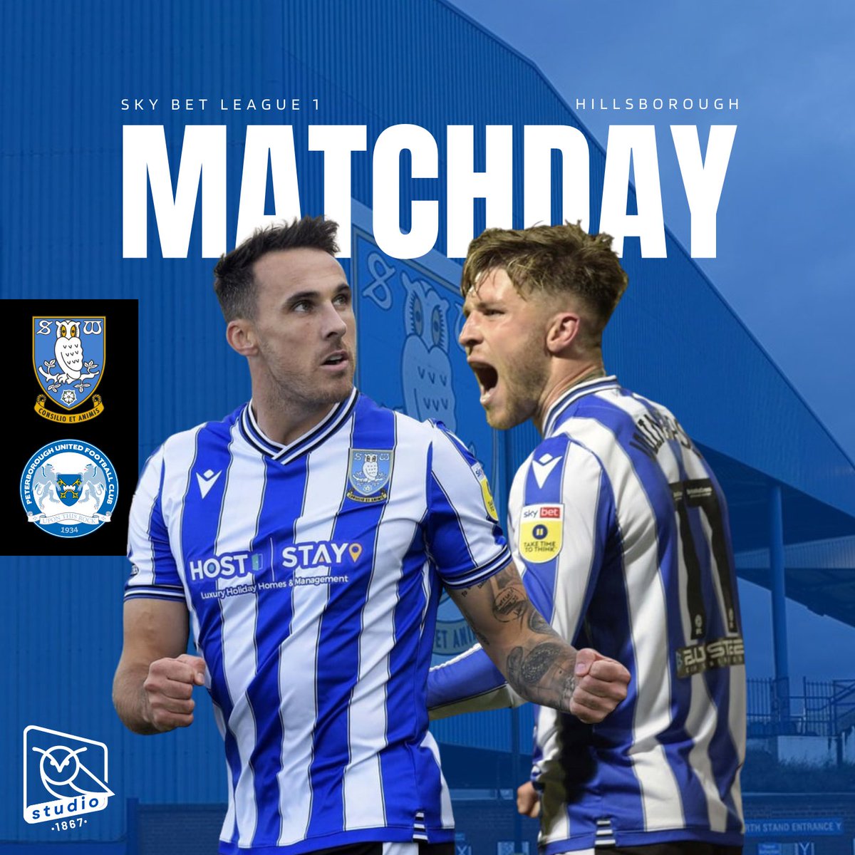 Studio1867's tweet image. 🦉 𝑴𝑨𝑻𝑪𝑯𝑫𝑨𝒀 🦉

🏠 Hillsborough
🕒 3pm
🆚 Peterborough United

Can we make it 2⃣1⃣ unbeaten...?!

UTO! 🦉💪

#swfc