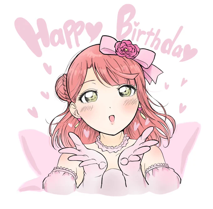 全ラブライブメンバーの誕生日イラスト描いて一年、構図は上手くなった気がする ←2022年                 2023年→