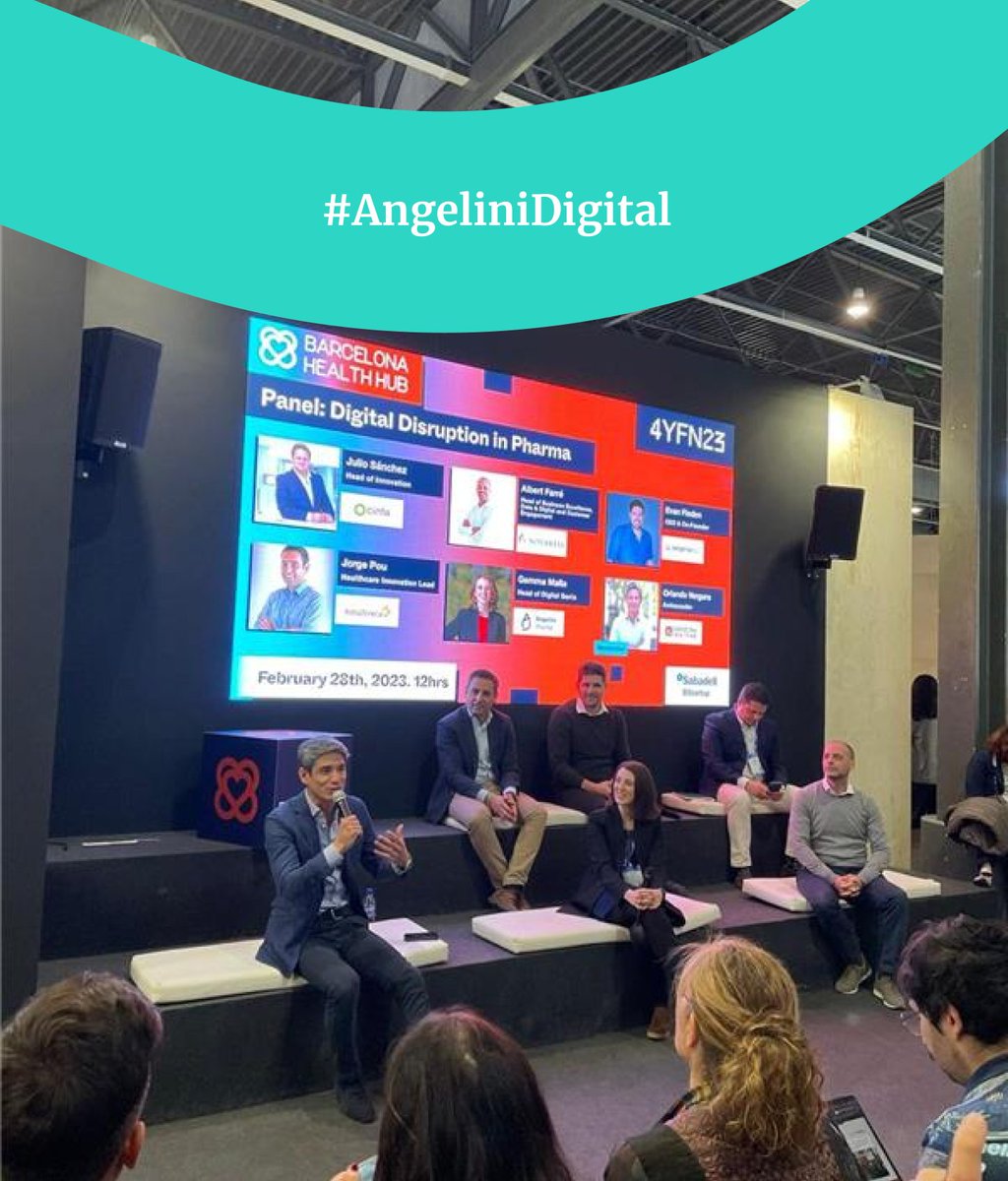 🔵La salud digital no es parte del futuro, sino del presente.

👏Muy content@s de formar parte del Panel "Digital Disruption in Pharma" y de ir construyendo entre tod@s un ecosistema en el campo de la salud digital.

#AngeliniDigital #saluddigital