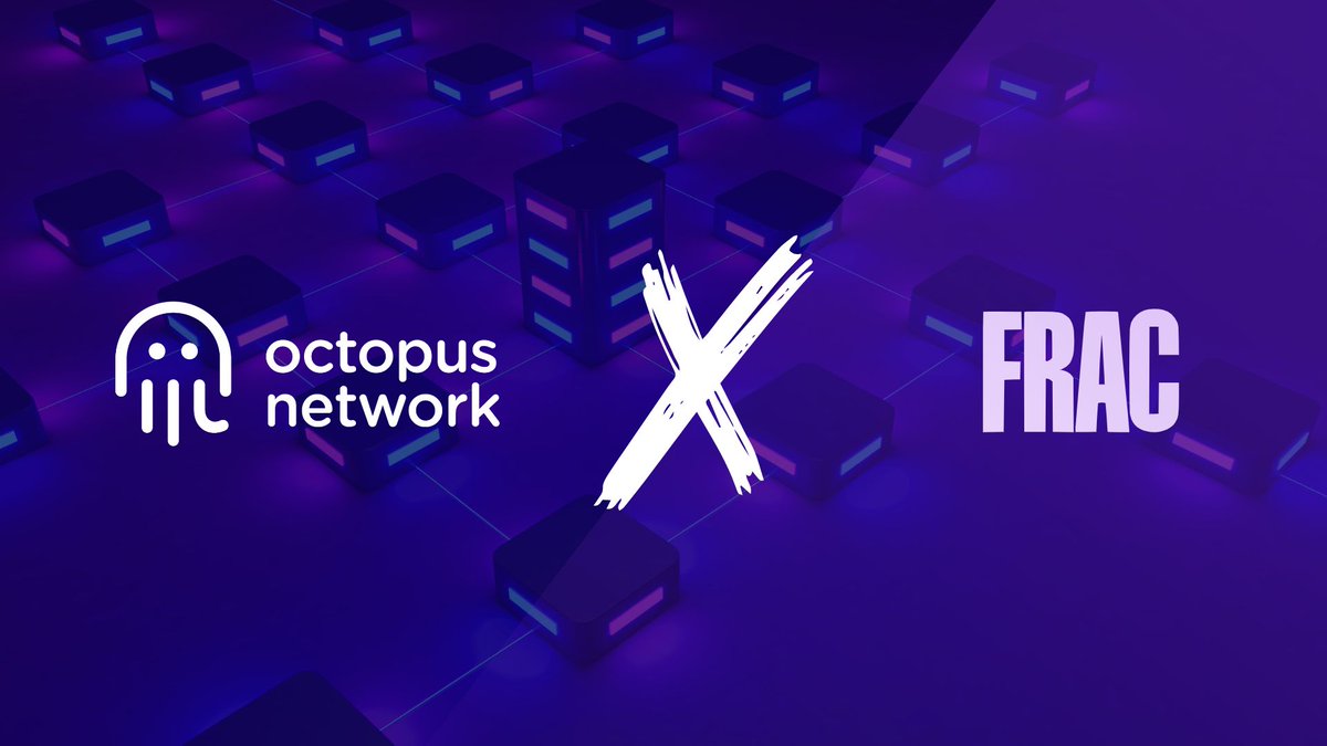 OmnityNetwork's tweet image. 📣 Exciting news! Frac (@Frac_tional), one of the Octopus Star Prize winners, is bringing #tokenization and #fractionalization of high-value assets to the #blockchain. With a team of 40+ experts, Frac aims to create a more sustainable financial system. 💎