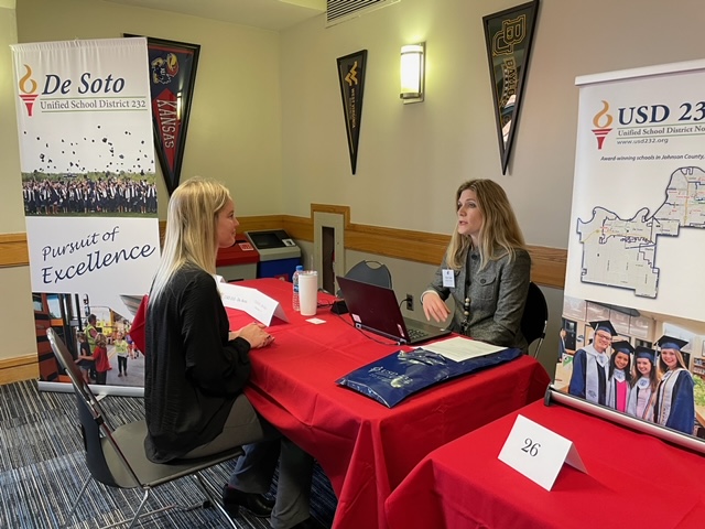 We are excited to be at The University of Kansas today interviewing Aspiring Educators.  KU Aspiring Educators, please stop by to see us!