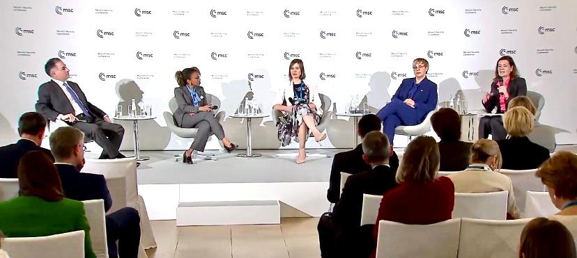 IndiainSlovenia's tweet image. Ms.Woods, Dean Blavatnik School of Govt, @UniofOxford, Moderator of panel on Code of Coduct:Building a Rule Based Digital Order at #MSC23 concludes by presenting #IndiaStack as one more model 4 Rule-Based Digital Order. 
H.E.@nmusar President of Slovenia presented Europe Model.