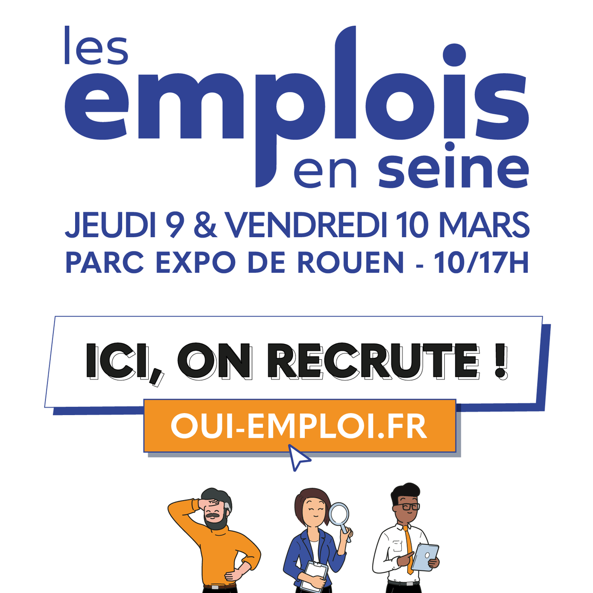 GeiqP's tweet photo. #Içiçarecrute Retrouvez-nous sur le forum Emplois en Seine du 9 au 10 mars 2022 au Parc Expo de Rouen ! Nos offres du moment 💼 :
- Animateur.trice Espace de Vie Social
- Animateur.trice / Coordinateur.trice en MJC
- Chargé.e de projet formation https://t.co/FF4wUh6MTm
