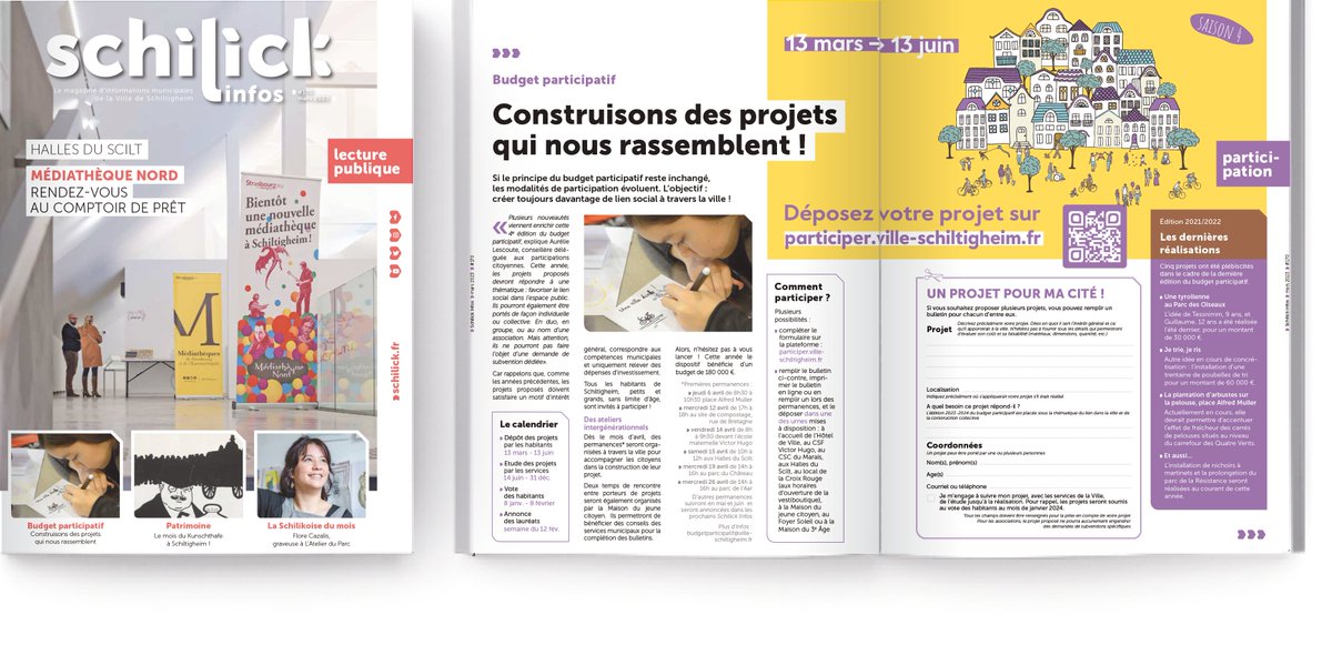 { MAGAZINE MUNICIPAL } Le nouveau Schilick Infos est arrivé ! Et il est à consulter ici : cutt.ly/h8jBgE6 🐝