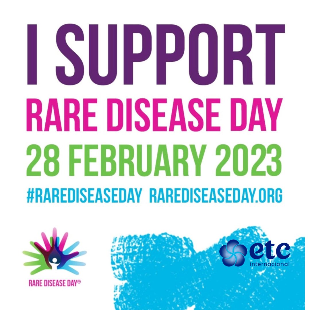 etcint_'s tweet photo. 28 de febrero, Día de las Enfermedades Raras o Poco Frecuentes.
#RareDiseaseDay2023 https://t.co/dvXR7GZb7R