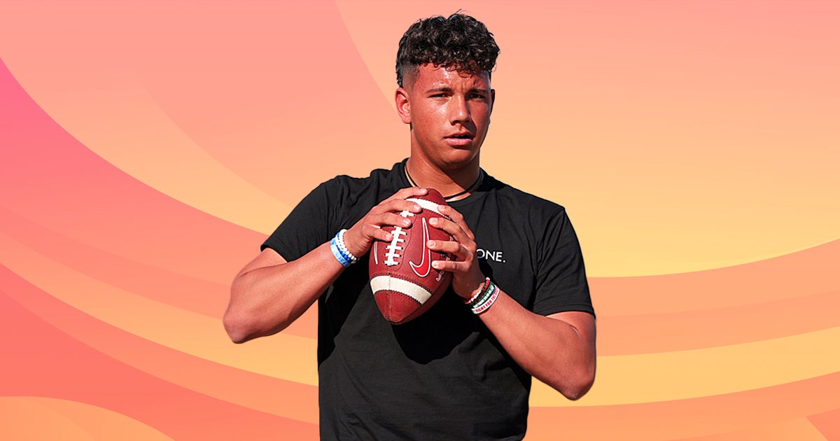 ChadSimmons_'s tweet photo. Five-Star Plus+ QB Dylan Raiola gives the latest on his recruitment heading into spring visits: https://t.co/a6f2WOJyR4 (On3+) https://t.co/TKKhaeGUT9