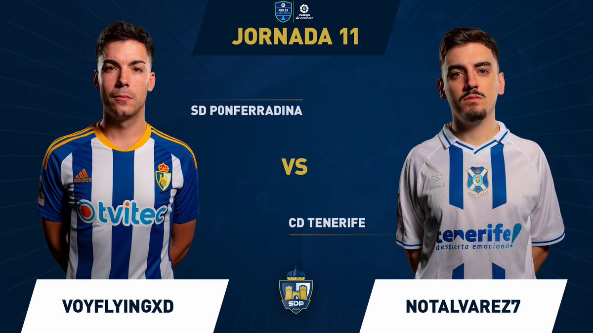 Hoy volvemos con dos jornadas más de @eLaLiga 🎮🔥

🕕 18:00 🆚 <a href="/EsportsLUD/">Levante UD Esports</a> 

🕢 19:40 🆚 <a href="/CDT_Esports/">CD Tenerife Esports</a> 

#Adelanteyarriba
#100AñosDeportiva
