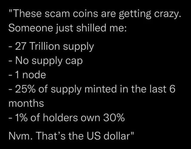 jimbrinkerhoff's tweet image. Short the USD? 😂 lol