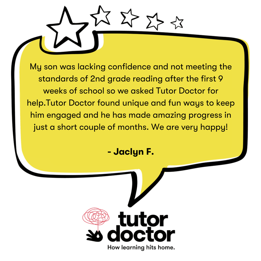Thank you again for the inspiring words, Jaclyn! #Tutoring #HappyParent #GoodReview