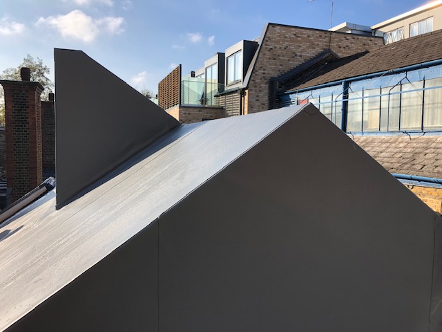 A vertical extension of any size allows you to grow your home instead of moving.  G-frame designed, supplied + installed this compact 25 sqm CLT extension on a Victorian end of terrace. CLT helped deliver the brief for an en-suite master bedroom ensuite on time + in budget.