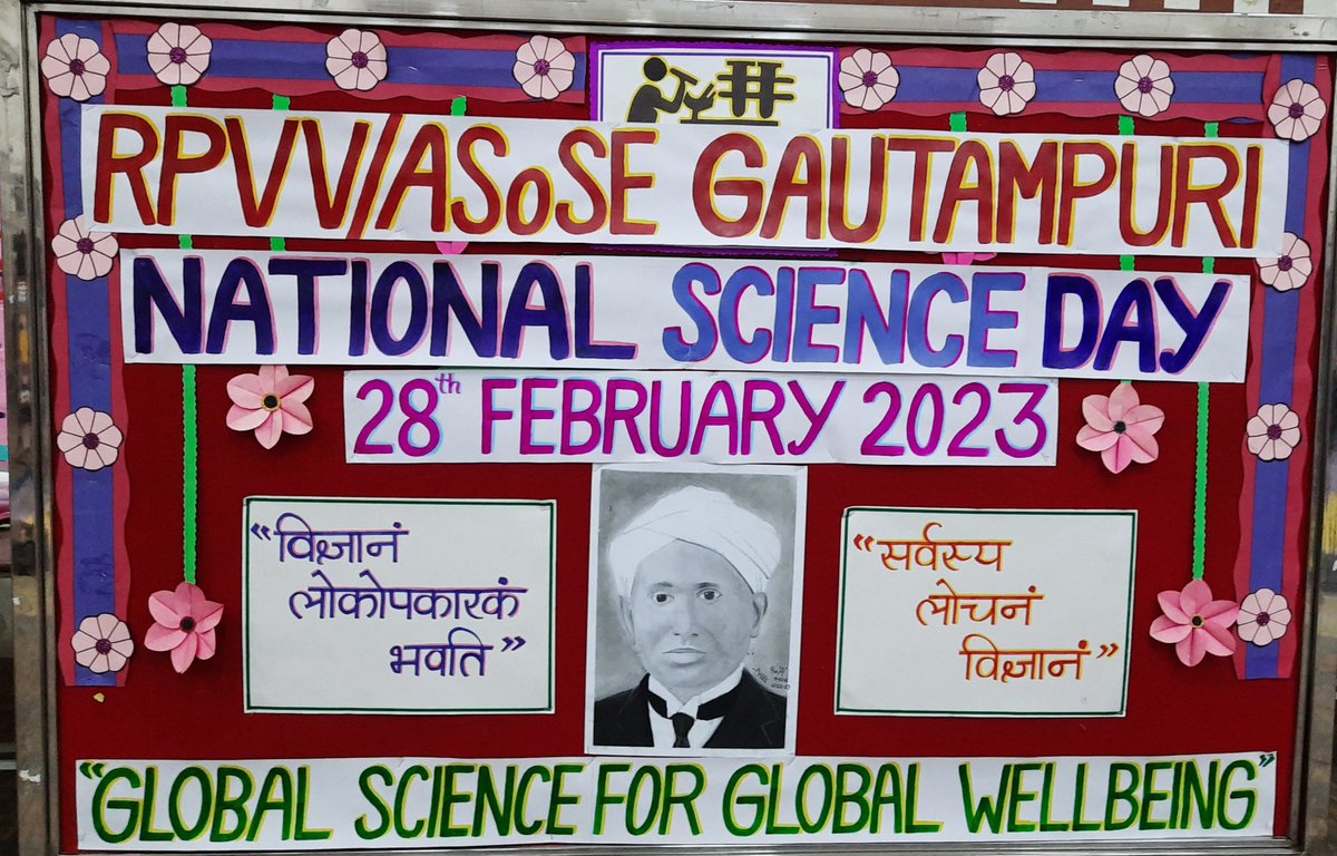 SemaltyRakesh's tweet photo. RPVV-ASoSE Gautampuri celebrated #NationalScienceDay2023 &amp; remembered the great scientists of the country who worked hard even in adverse circumstances &amp; achieved greatness for their nation.Their contribution placed India on high pedestal &amp; served humanity. #ScienceForSociety https://t.co/EOpo02BieJ