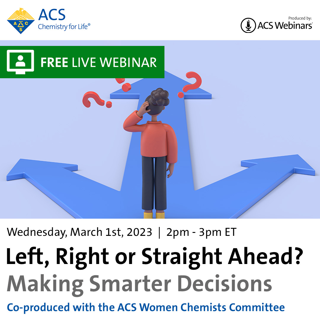Need help learning how to make smarter decisions? Don't miss your chance to hear personal stories from a panel of experts with tips & strategies to making better decisions on Wed. March 1 at 2pm ET
ow.ly/94Yh50N3XUW
#ACSWebinar #DecisionMaking
