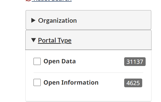 Kanadan avoimen datan palvelussa (search.open.canada.ca/opendata/) on erikseen avoin tieto (esimerkiksi PDF-dokumentti) ja avoin data (koneluettava data). Olisiko tämä hyvä kehitysidea avoindata.fi-palvelulle? Mitä mieltä olet?