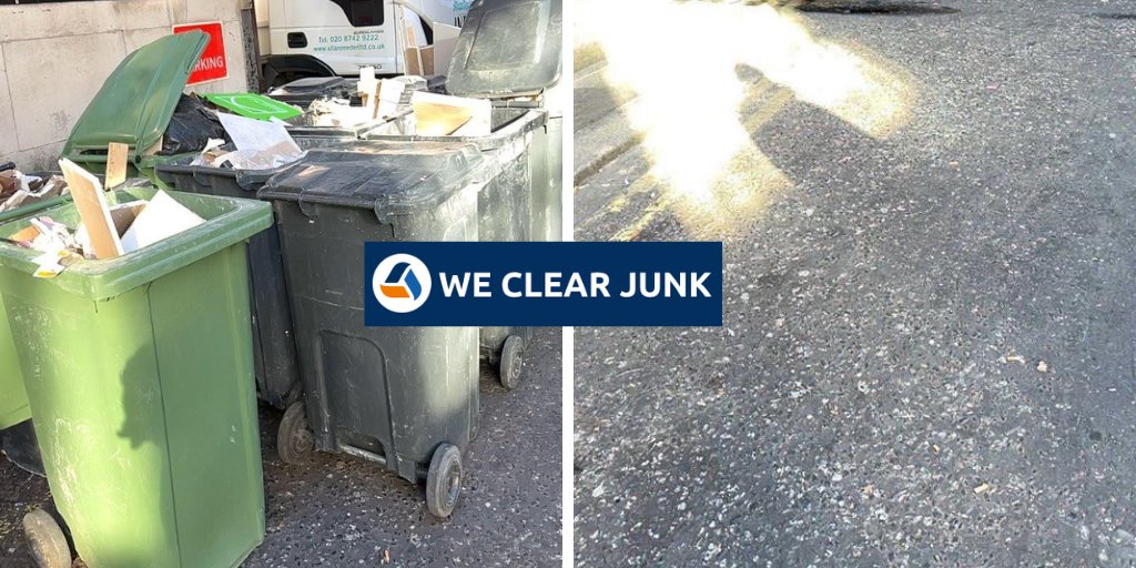 We cleared these bins in Fulham over the weekend. 🚛  No matter the time or place, we’re here to help you clear your waste.

Call 0208 961 2861 or visit our website weclearjunk.com

#RenovationWaste #SkipHireAlternative #QuickWasteCollection  #Fulham
