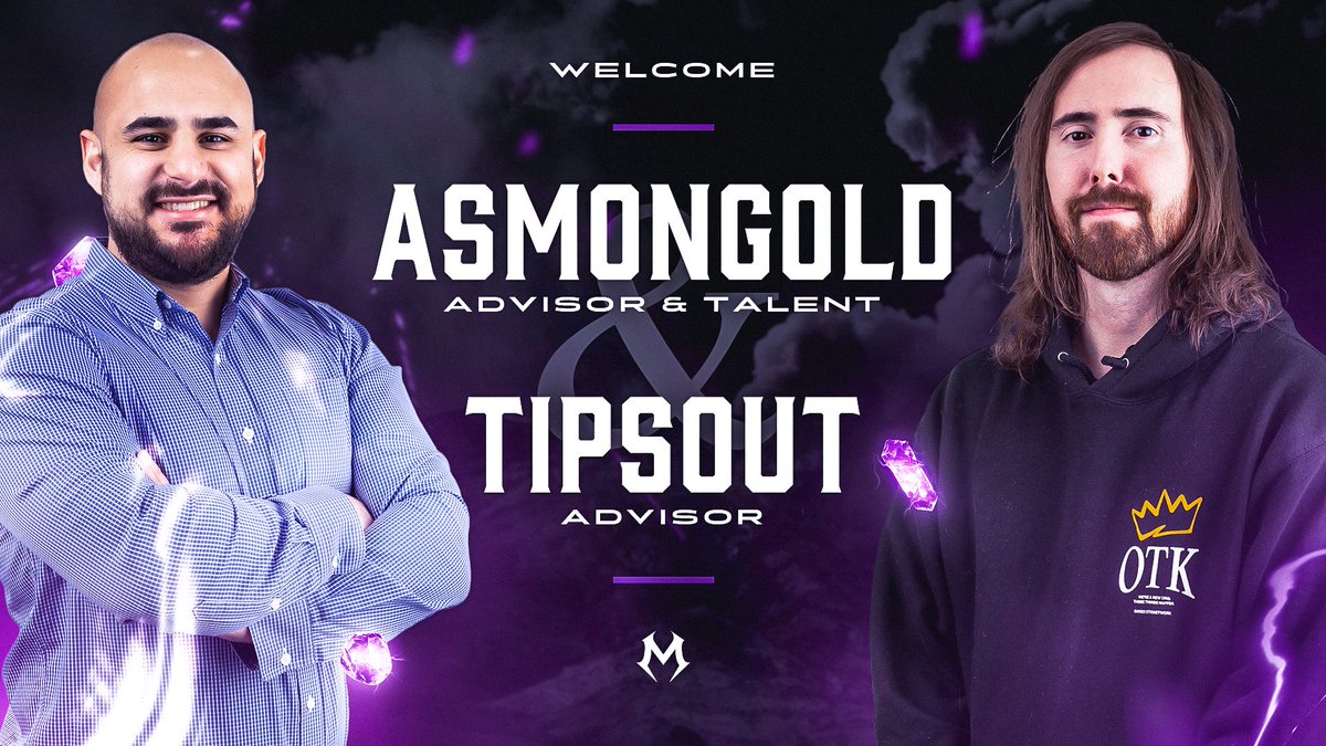 MythicTalent's tweet photo. 🤝 Excited to welcome @Asmongold and @Tipsout to our team! 

Their expertise in the industry will be invaluable in helping us provide top-notch talent management services 🎯 https://t.co/A1wL7MGXWM