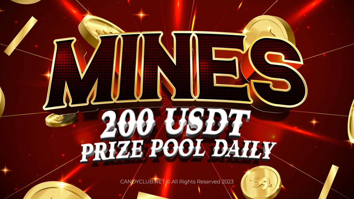Win 2️⃣0️⃣0️⃣ #USDT every day of March! 

💵 200 USDT prize pool
🥳 10 Winners 
⚡️ Mar 1 — #Mines  

Free to play! Sign up today, get a Registration Bonus and win👇🏻 candyclubgames.co/candyclub1000U…