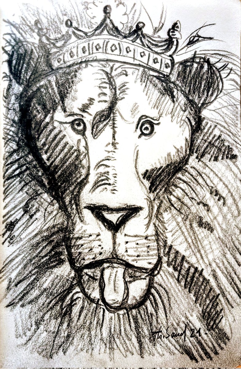 Tbo_66's tweet photo. Roi Lion - 2021 Paris
Crayon sur papier 15 x 10 cm
Thibaud Grand © Adagp, Paris 2023

#leo #lion #king #roi #drawing #dessin #art #kunst #zeitgenössischekunst #arte #radical #releone  #artcontemporain #contemporaryart #reality© #thibaudgrand #artcollector #artcurator #crown https://t.co/QeuoqzzApQ
