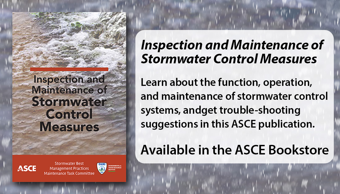 ASCEpublishing's tweet photo. This @ASCE_EWRI #Stormwater report provides introduction &amp; guidance on common #StormwaterControl measures. Learn more at https://t.co/UP7RaSk8DL https://t.co/z3M4ybhBnm