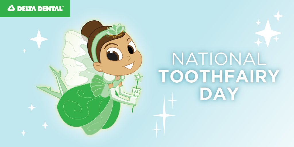 Today is #ToothfairyDay! The magical fairy helps promote good #oralhealth habits in kids and makes losing #teeth fun! #tooth #toothfairyday2023 #smile